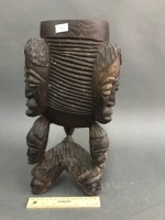 Carved West African Pot - App. 400mm Tall