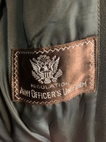 Original WW2 US Army 8th AAF 1st Lt Uniform, Includes Bomber Pilot Tunic, Shirt, Tie, Pants and Trenchcoat - 12