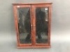 Small Glazed Wall Display Cabinet