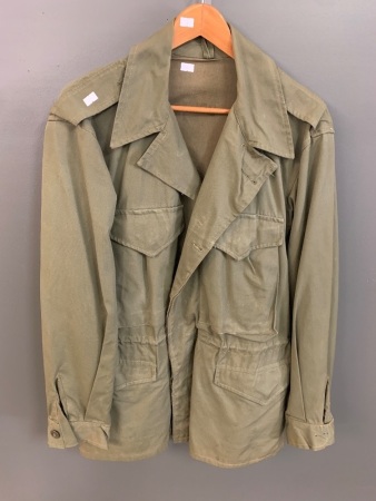US Army 101st Airborne WW2 DesignÂ Field Jacket, M43 Pattern, Used in the making of Band of Brothers Tailored by Berensen Tailors Melbourne (with COA)