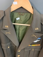 US Army 101st Airborne WW2 Replica Tunic with Insignia for Full Colonel - Glider Pilot - Tailored by Berensen Tailors Melbourne and used in the making of Band of Brothers HBO TV Series (with COA) - 3