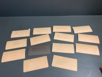 14 Asstd c1900 Stereoscope Viewing Cards - Mainly Boer War inc. 4 Australian Examples - 2