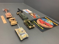 Asstd Lot of Mainly Corgi Die Cast Tanks + TractorÂ  and Catalogues - 3