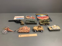 Asstd Lot of Mainly Corgi Die Cast Tanks + TractorÂ  and Catalogues - 5