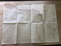 2 Large Original WW2 Maps of Salum Tobruch N.Africa 1942 - 1 on Linen - See Individual Photos - 4