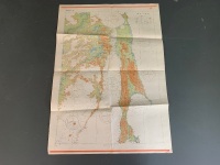 4 Large Full Colour Maps Produced in Japan C1940'S + Japan & Korea Special Strategic Map by Australian Forces Aug 1945 - See Individual Photos - 4