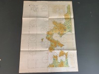 4 Large Full Colour Maps Produced in Japan C1940'S + Japan & Korea Special Strategic Map by Australian Forces Aug 1945 - See Individual Photos - 5