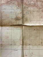 15 Original WW2 Maps of Nth .Africa -Some on Linen + 1918 Map of Aleppo (Some Wear) - See Individual Photos - 11