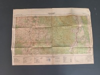 3 WW2 Era Full Colour Large Maps Qld - Ipswich & Gordonvale 1942 & Bartle Frere 1943 + 1956 Full Colour Map of Australia - See Individual Photos - 4