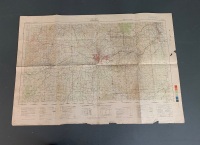 3 WW2 Era Full Colour Large Maps Qld - Ipswich & Gordonvale 1942 & Bartle Frere 1943 + 1956 Full Colour Map of Australia - See Individual Photos - 5