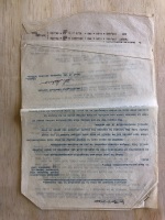 Hand Drawn Maps on Tissue Paper of South Celebes + Correspondence with Japanese Re Rice Supply 1945 - 3