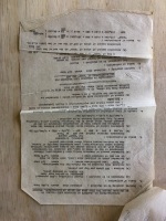 Hand Drawn Maps on Tissue Paper of South Celebes + Correspondence with Japanese Re Rice Supply 1945 - 5