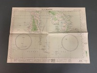6 Original WW2 Era Colour Survey Maps of Southern Celebes and Celebes Indonesia c1944-45 - Some RAAF some US Army - See Individual Photos - 2