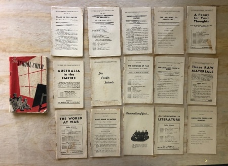 15 x Booklets Issued by the Australian Army Education Service for Discussion Group Courses + 1 The School Child