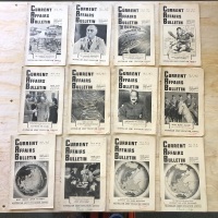 33 Copies of Current Affairs Bulletin from the Australian Army Education Service - 8 x 1942, 18 x 1943, 7 x 1944 - 3