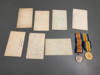 WWI British War and Victory Medals with Original Photos - 2