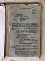 LAE Dumpu Campaign WW2 1943. Large Folder or Typed Operational Notes, Procedures, Diagrams and Rations inc. Some Marked as MOST SECRET - 5