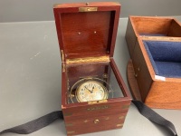 Waltham US Navy 8 Day Deck Watch in Original Inner and Outer Cases - 3