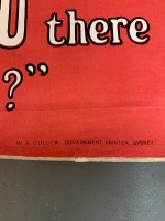 Full Size 1968 The Australian Facsimile of Australian WW1 Recruitment Poster - "Were YOU there then?" - 3