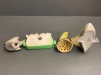 Asstd Lot - Beswick Dogs, Goebels Bird, Wembley Fish and Art Pottery Budgie - 4