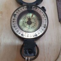 Brass Military Compass Prismatic Liquid MK III Australia No.13832 - 2