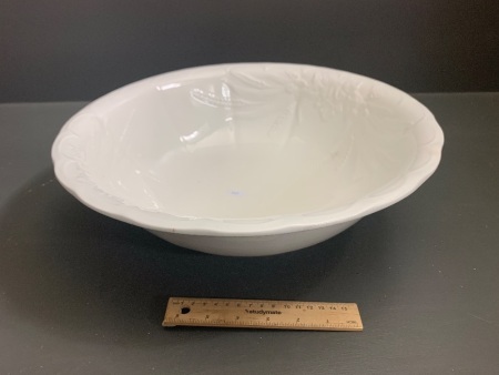 Large Vintage Meakin Washbowl with Harvest Design