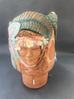 Hand Decorated Boho Style Terracotta Pot