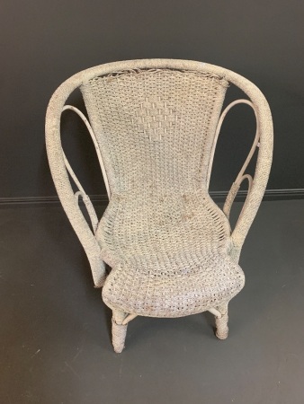 Vintage Woven Seagrass Chair