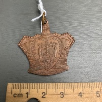 1902 Copper Coronation Medallion from Glasgow