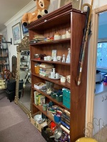 Tall Set of Pine Display Shelves - As Is