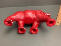 Vintage Red Sylvac Elephant - 5