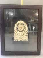 Box Framed Jade Lucky Dragon Artwork