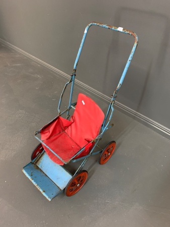 Vintage Childs Toy Pushchair