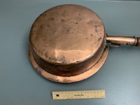 Antique Copper Bed Warmer - 4