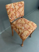 Tapestry Chair with Q.Anne Legs - 3