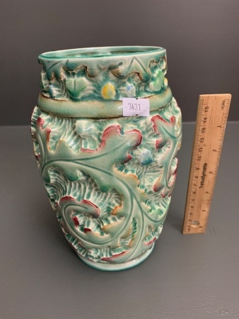 Unusual Vintage Beswick Impressed Pattern Vase - No 699 c1960's