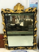 Large Vintage Carved Timber Mirror - App. 1360mm x 950 mm