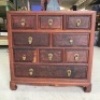 Solid Timber Apothecary Style Cabinet with 9 Drawers