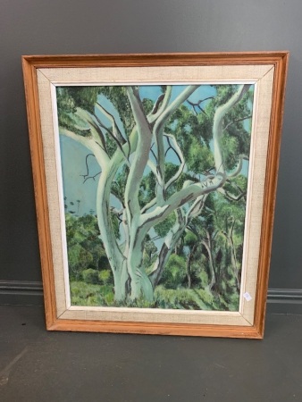 Vintage Original Oil on Board - Gumtree - Signed J.May