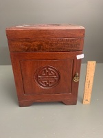 Beautiful Rosewood Boxed Bamboo & Lucite MahJong Set - 5