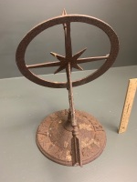 Cast Iron Armillary Sundial - 3