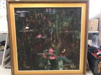 Large Framed Painting by John Cummings 1987