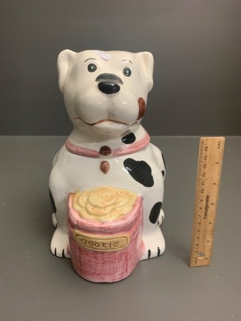 Ceramic Doggy Cookie Jar