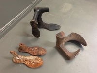 Lot of 4 Vintage Cast Iron Foot Lasts - 2