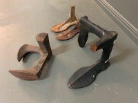 Lot of 4 Vintage Cast Iron Foot Lasts - 3