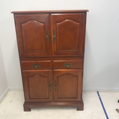 Solid Beechwood Drinks Cabinet