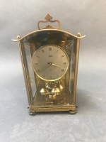 Vintage German Brass Anniversary Clock - As Is