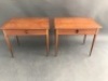 Pair of Mid Century Teak Bedside Tables