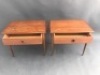 Pair of Mid Century Teak Bedside Tables - 2