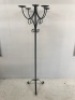 Tall Wrought Iron Candelabra - App. 1560mm Tall